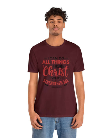 I Can Do All Things Trough Christ Unisex Tee - RC’nSONS