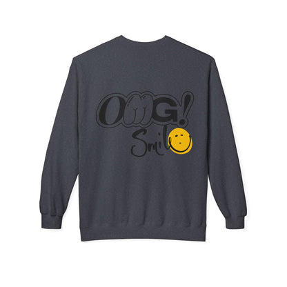 OMG!Smile Softstyle  Crewneck Sweatshirt