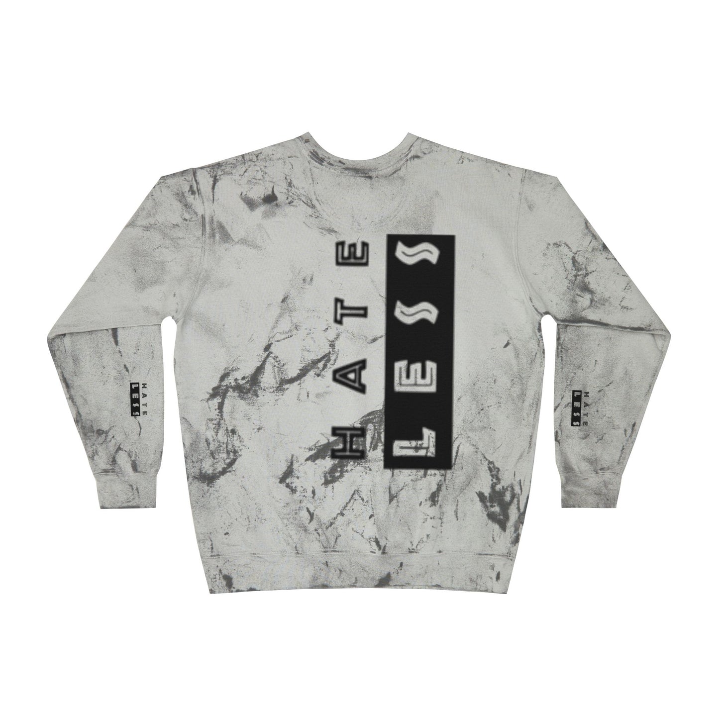 Color Blast Crewneck Sweatshirt - Hate Less Statement Apparel