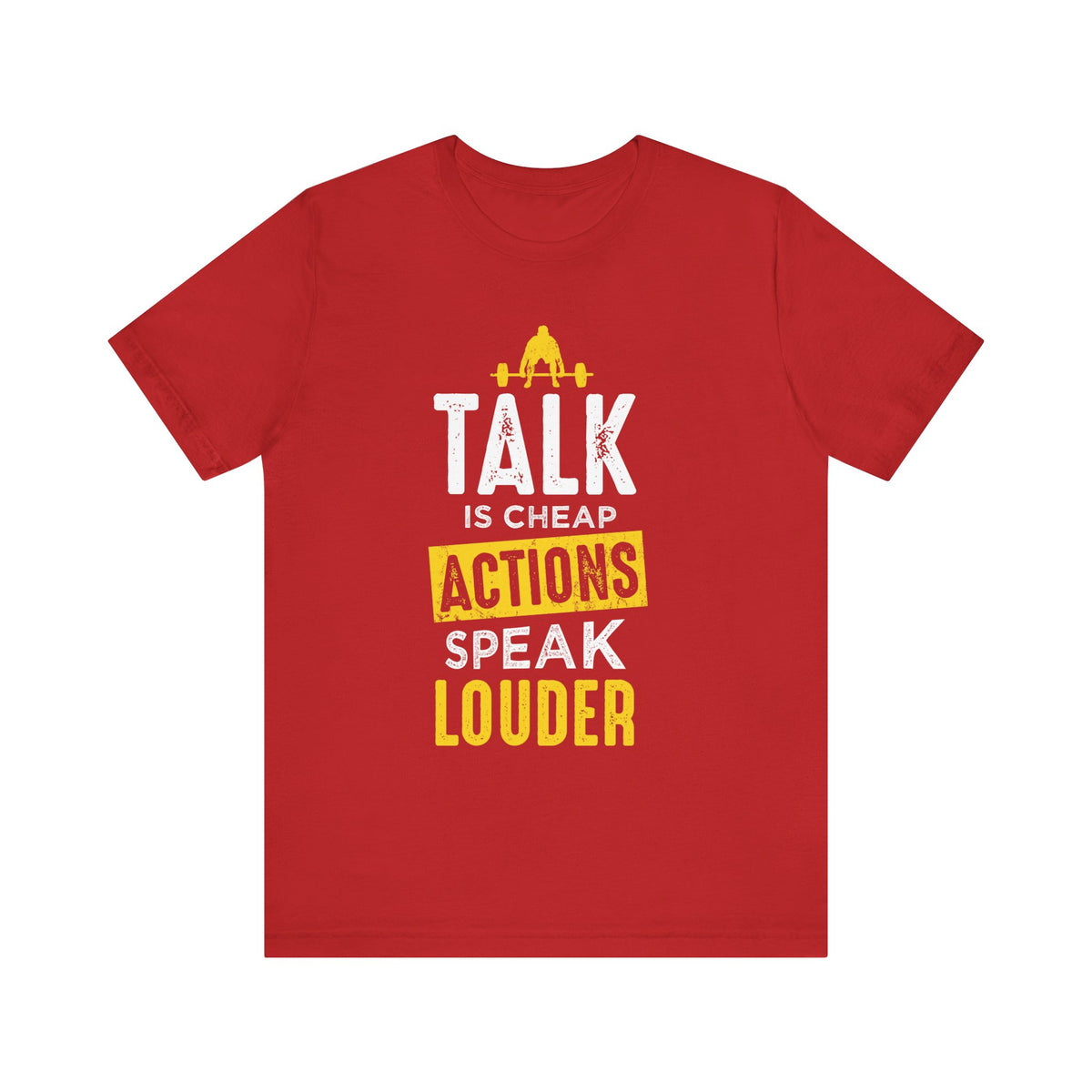 Parler, c’est des actions bon marché, parler plus fort, tee-shirt unisexe 