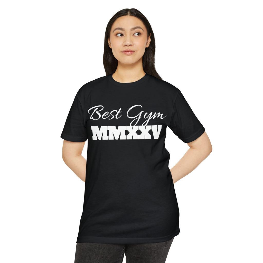 Best Gym Unisex CVC Jersey T-Shirt - Comfortable Fitness Apparel