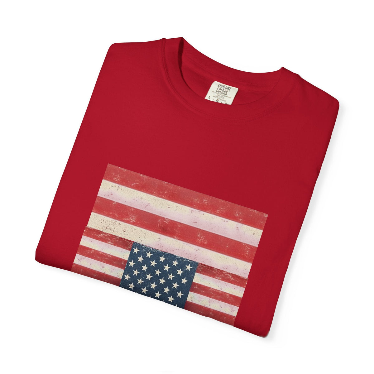 Patriotic Garment-Dyed T-Shirt | Perfect for 4th of July, Memorial Day, Casual Wear, Gifts, Americana Style Printify