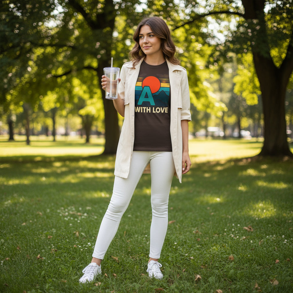 Sunset Graphic Tee, Unisex Cotton T-Shirt, Nature Lover's Gift, Casual Wear, Summer Vibes, Streetwear Style Printify