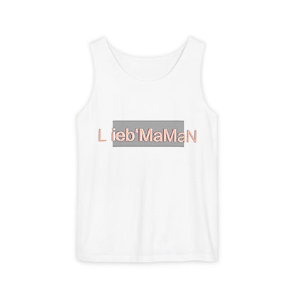 Lieb'MaMan Unisex Garment-Dyed Tank Top - Stylish and Comfortable Summer Wear