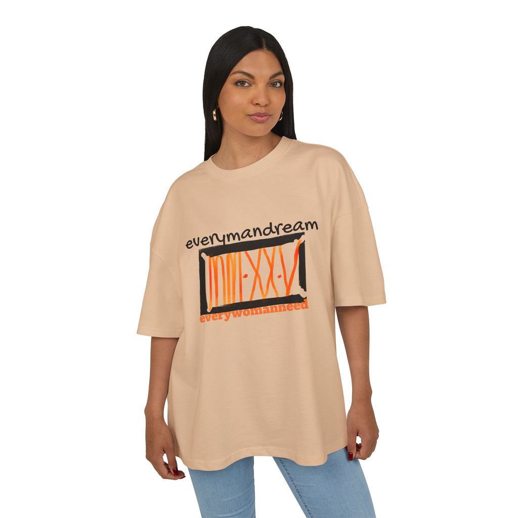 Everyman Dream Unisex Box Tee - Soft Cotton Graphic T-Shirt for Casual Style