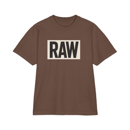 Stylish Unisex Graphic T-Shirt with 'RAW' Print, Casual Streetwear, Everyday Wear, Gift for Friends, Fashionable Basics Printify