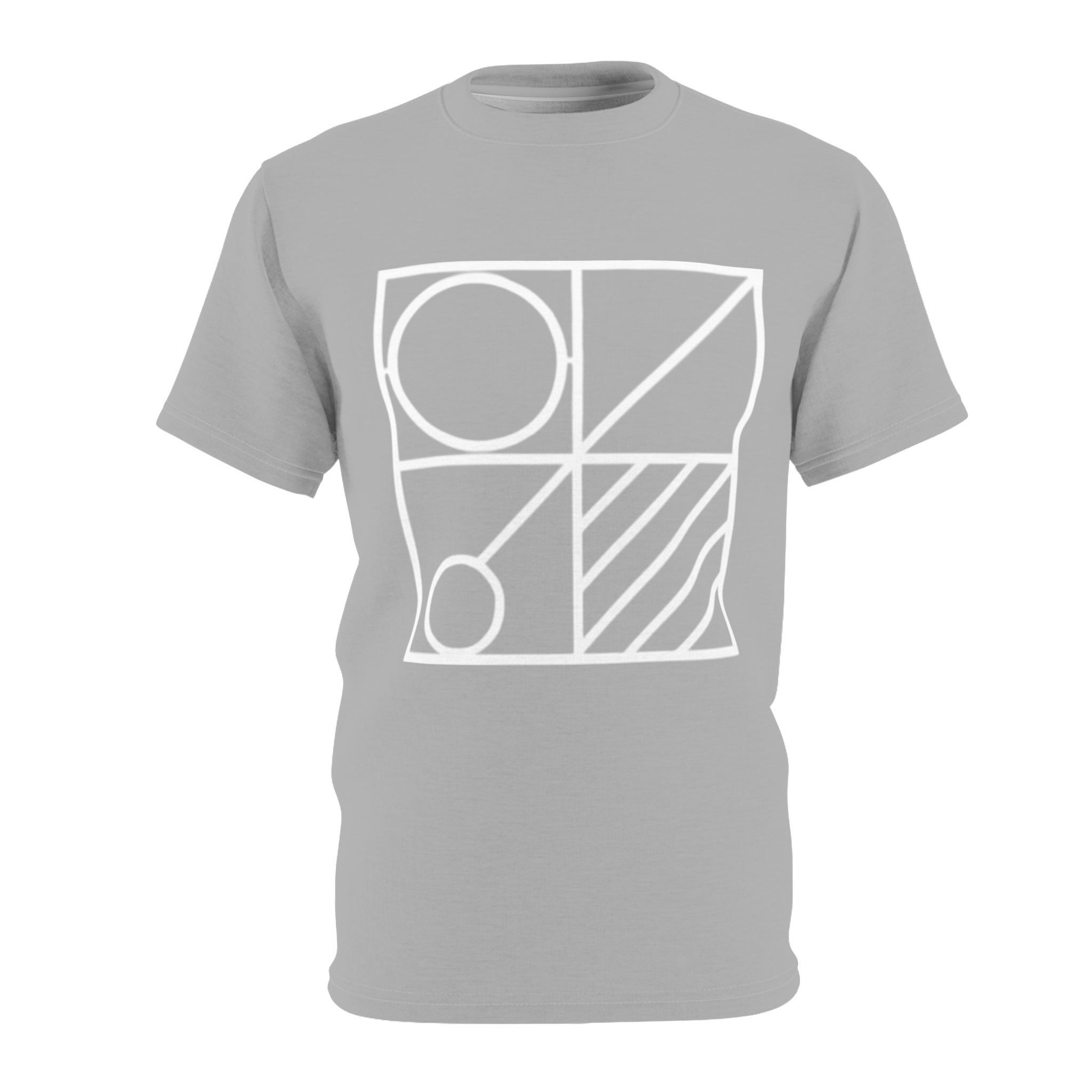 Geometric Design Unisex Tee, Casual Graphic T-Shirt, Trendy Everyday Wear, Unique Gift for Her or Him, Art Inspired Fashion Printify