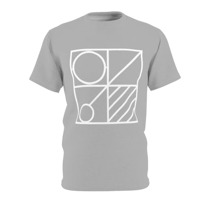 Geometric Design Unisex Tee, Casual Graphic T-Shirt, Trendy Everyday Wear, Unique Gift for Her or Him, Art Inspired Fashion Printify