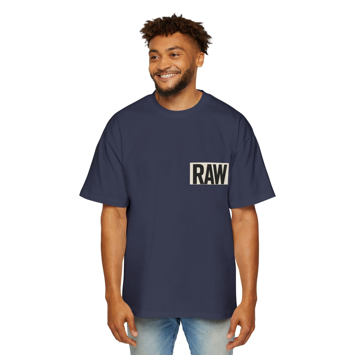 Men's Heavy Oversized Tee - Casual Streetwear, Summer Essential, Graphic T-Shirt, Gift for Him, Trending Fashion Printify