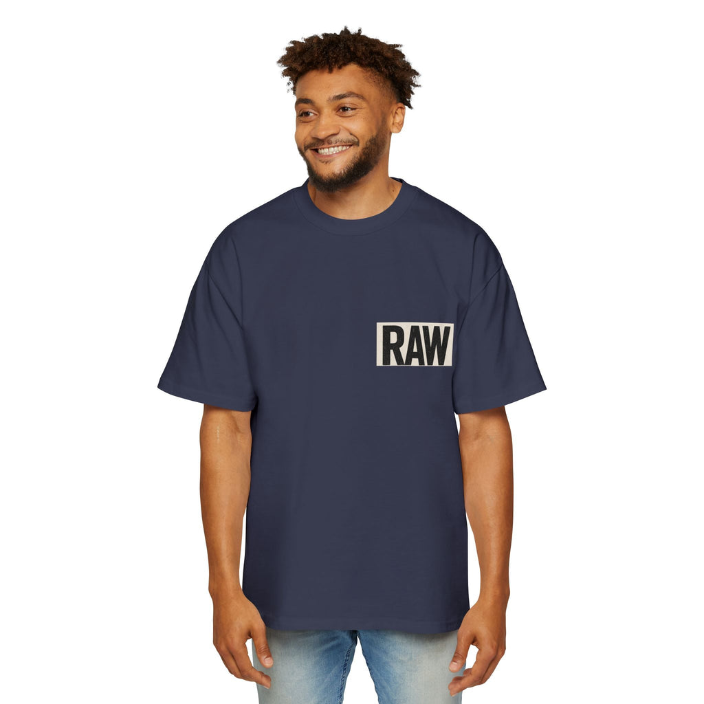 Men's Heavy Oversized Tee - Casual Streetwear, Summer Essential, Graphic T-Shirt, Gift for Him, Trending Fashion Printify