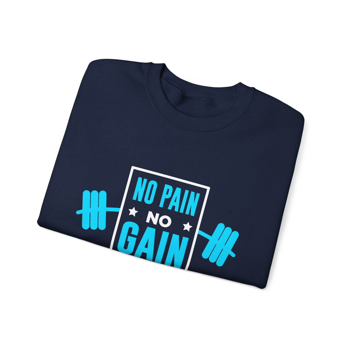 Pas de douleur pas de gain Sweat-shirt unisexe 