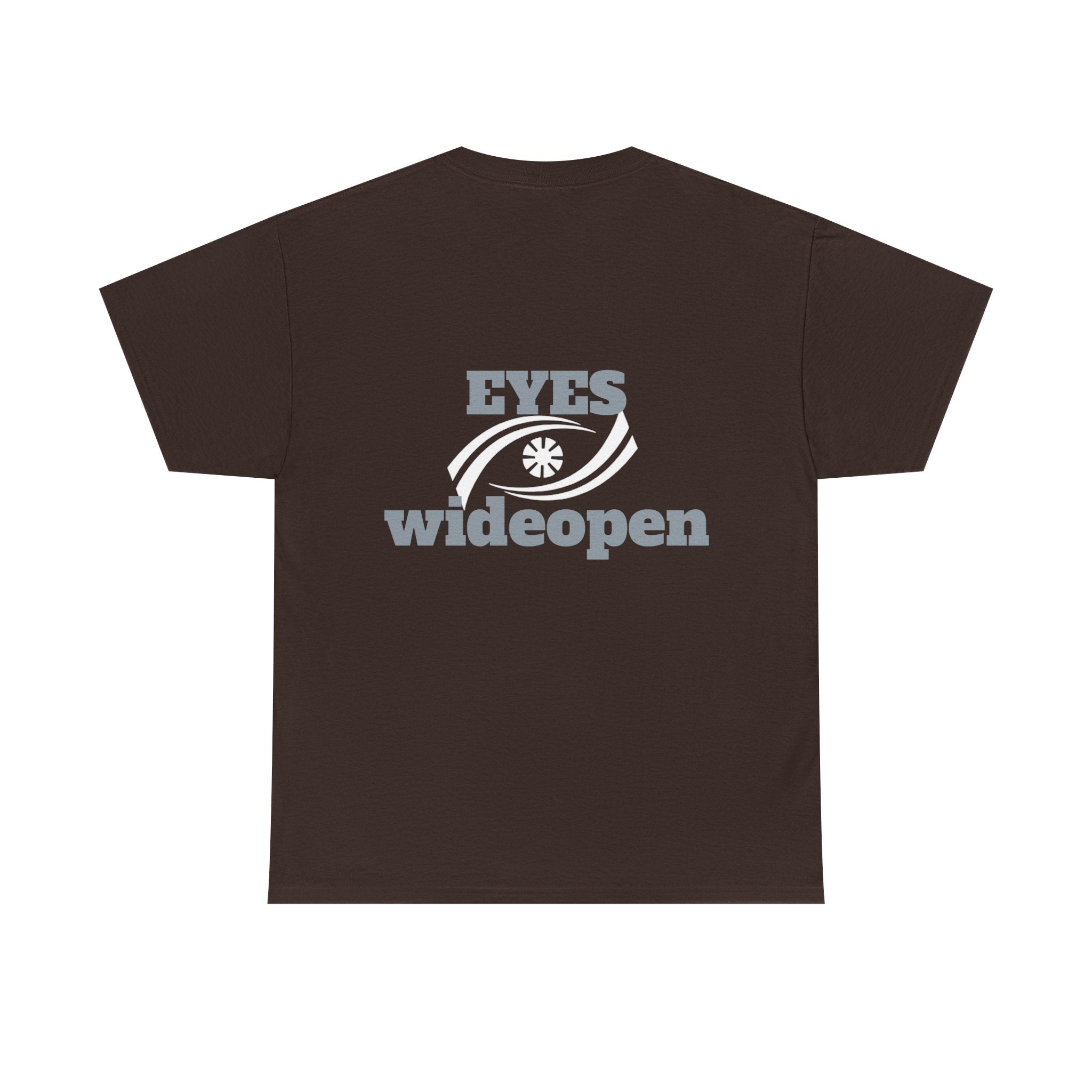 Eyes Wide Open Unisex Heavy Cotton Tee | Everyday Wear, Gift for Dreamers, Casual Shirt, Inspirational Apparel, Unisex T-Shirt Printify
