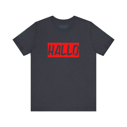 Funny Hallo Graphic Tee for Casual Vibes
