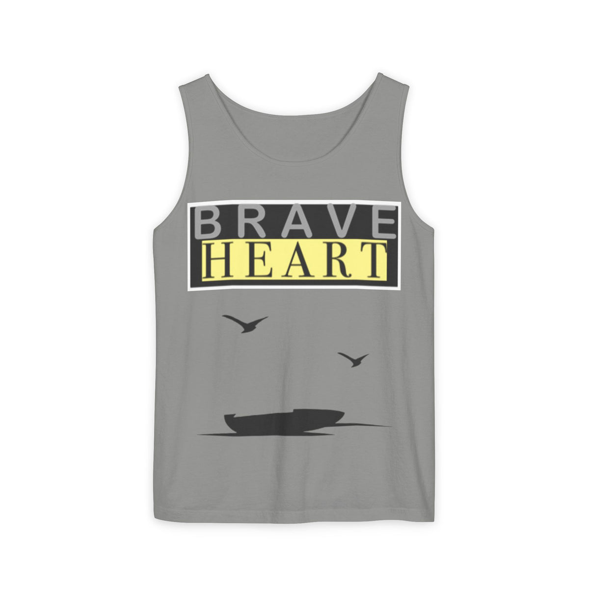 Brave Heart Tank Top | Unisex Garment-Dyed Tee
