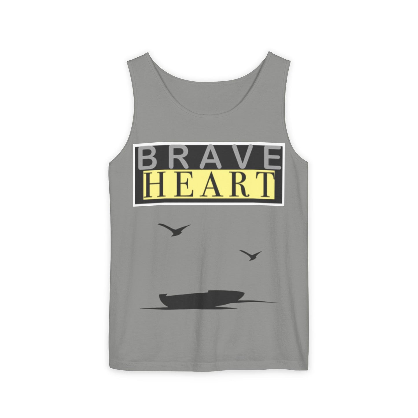 Brave Heart Tank Top | Unisex Garment-Dyed Tee