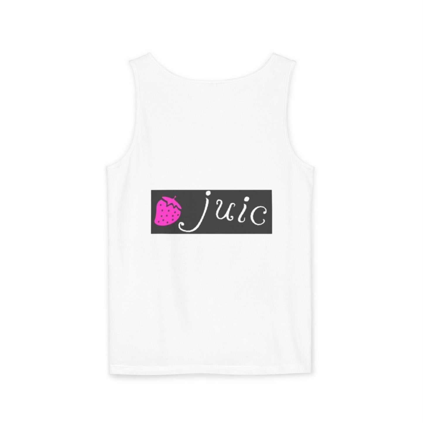 Juice-Themed Unisex Tank Top, Perfect for Summer Outings, Pool Parties, and Fruit Lovers