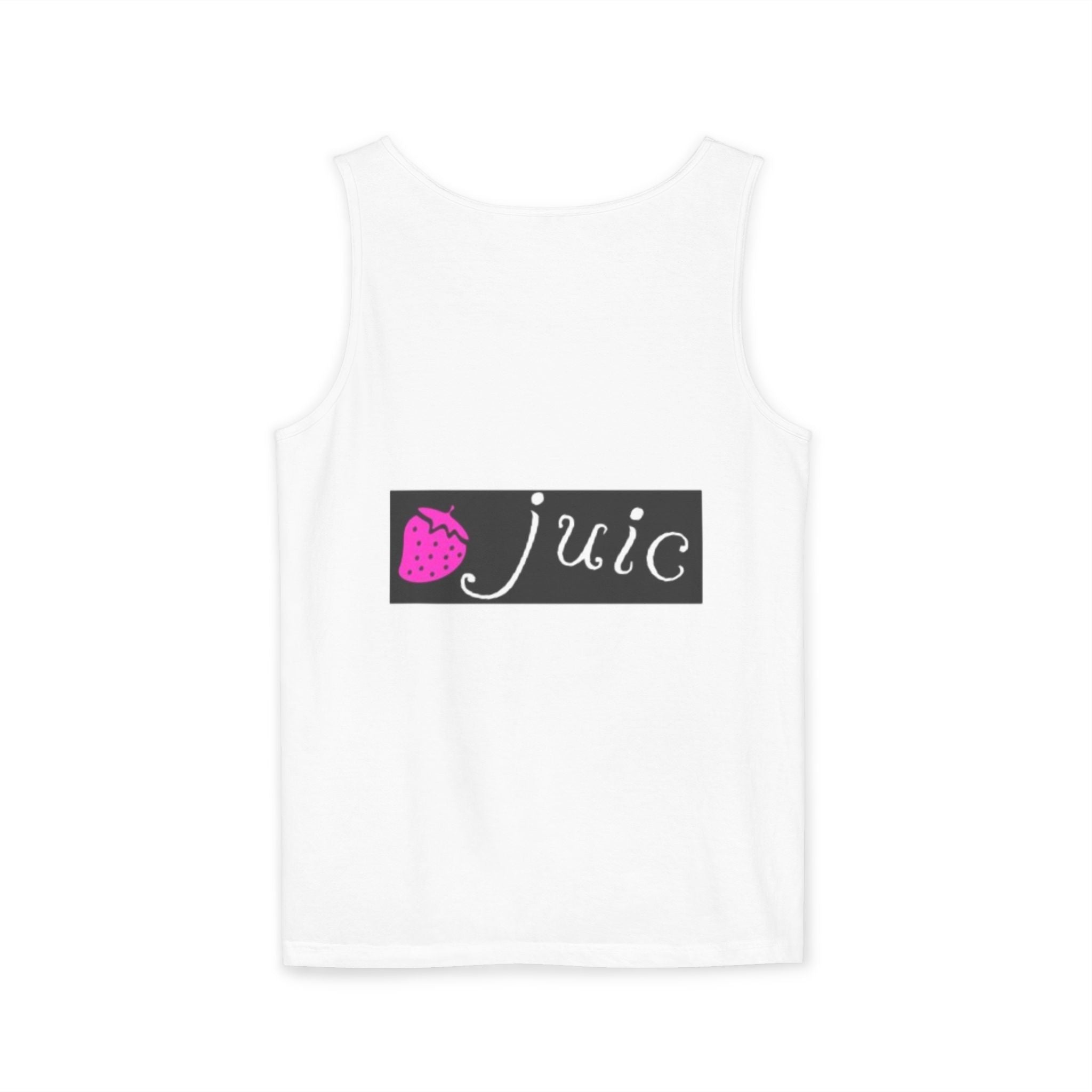 Juice-Themed Unisex Tank Top, Perfect for Summer Outings, Pool Parties, and Fruit Lovers