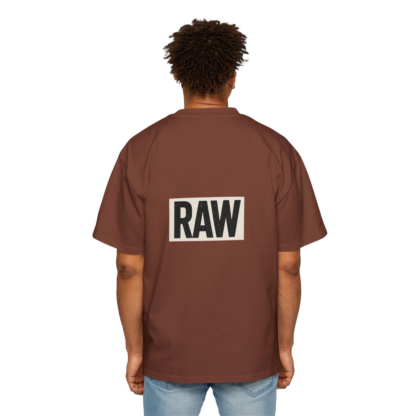 Oversized Tee - Raw Unique Design Printify