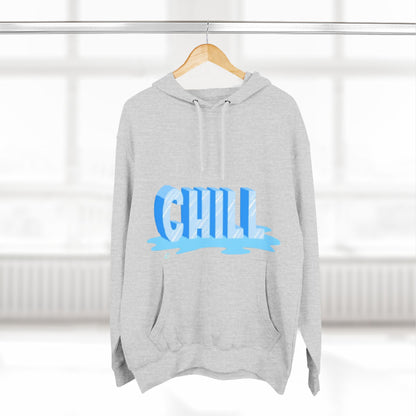 Unisex Three-Panel Fleece Chill Hoodie