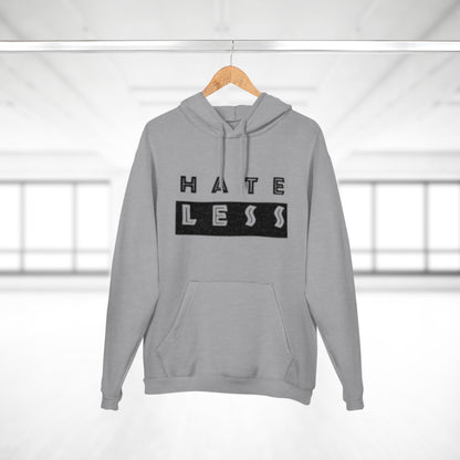 Hate Less Unisex Pullover Hoodie - Positive Vibes for Everyday Wear