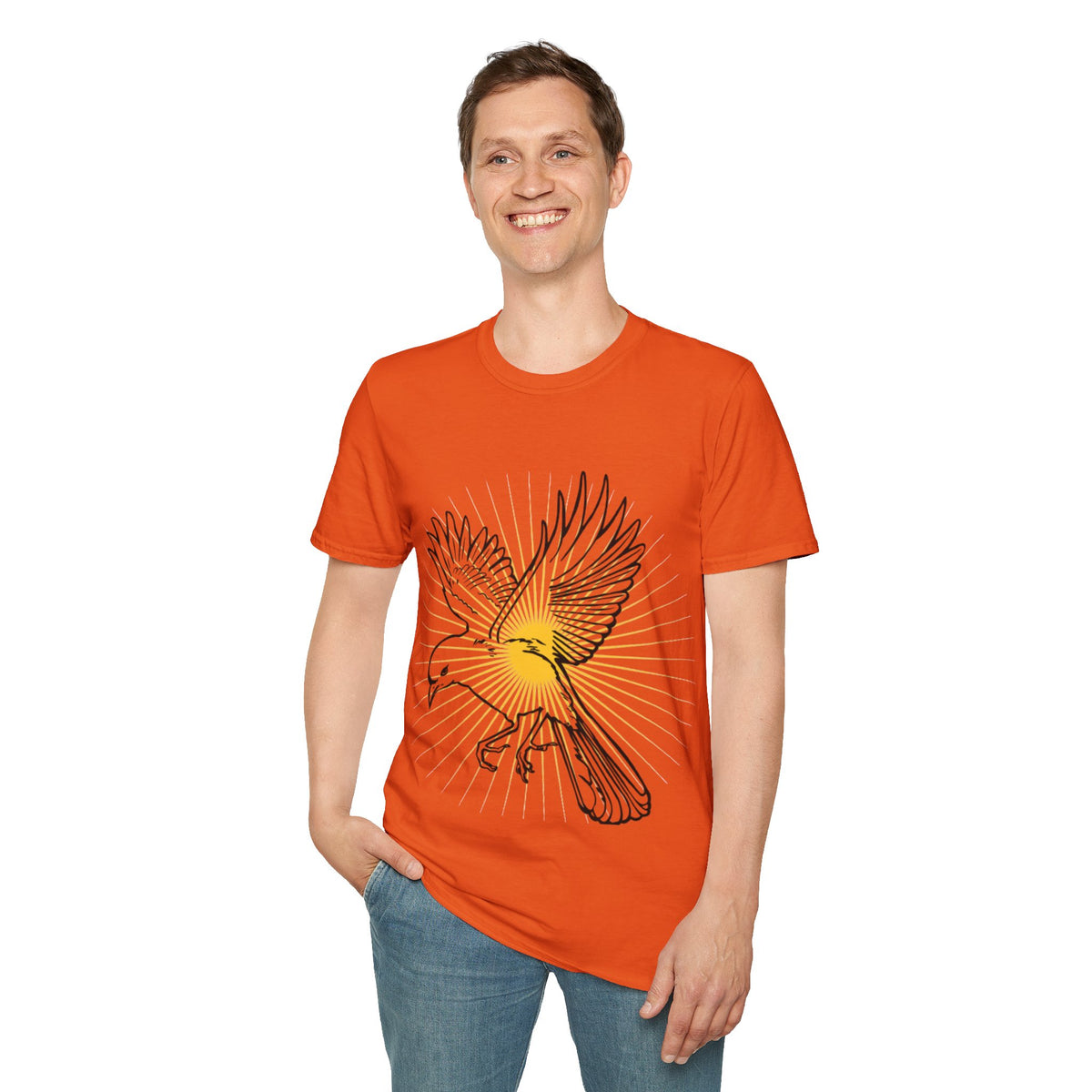 RC'nSONS Unisex Splash Eagle T-Shirt
