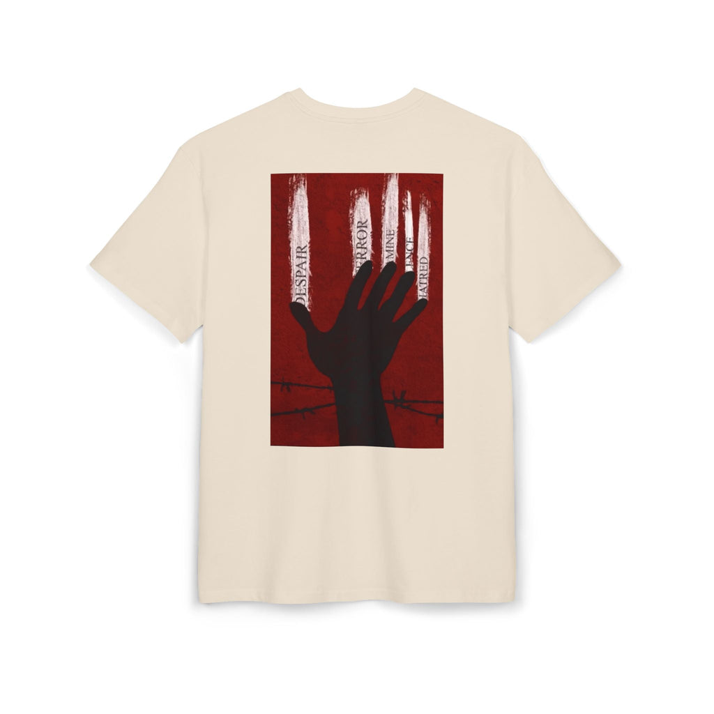 Bold Artistic Oversized Tee, Grunge Style Graphic Shirt, Unisex Urban Fashion, Statement Tee for Streetwear, Gift for Art Lovers Printify