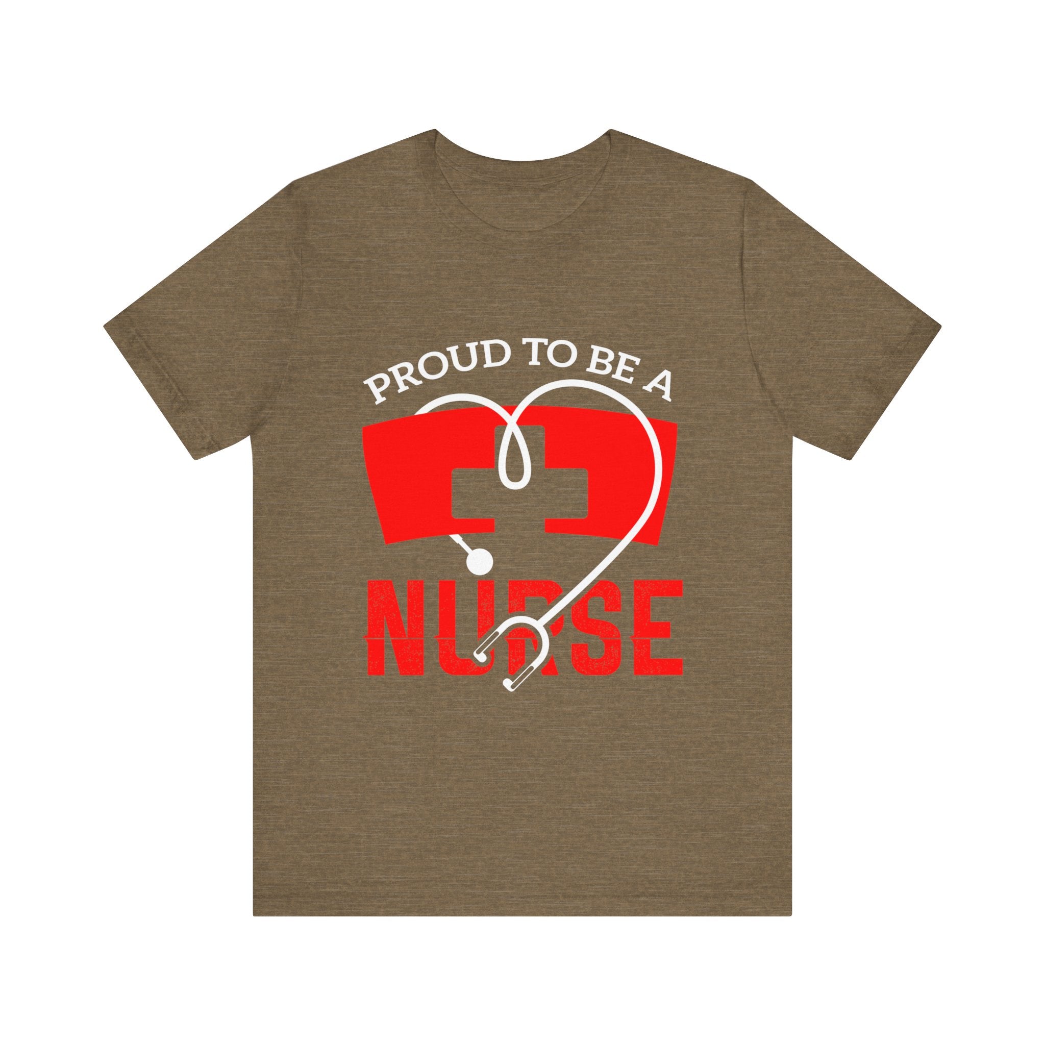 Fier d’être un tee-shirt unisexe infirmière 