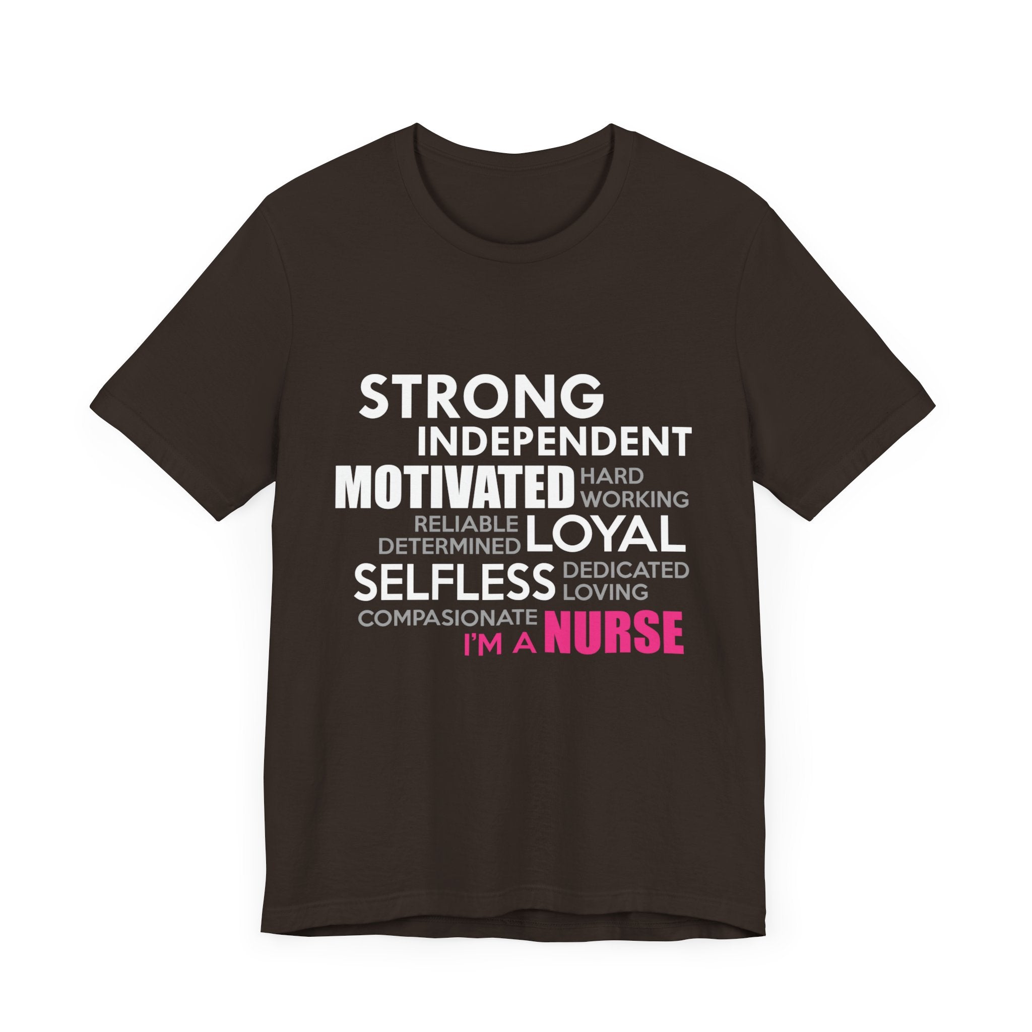 Tee-shirt unisexe fort indépendant, motivé, loyal et désintéressé 