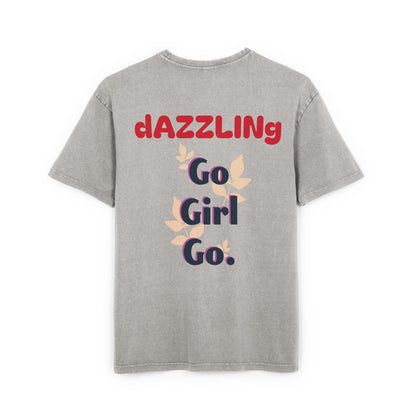 Oversize Tee - Dazzling 'Go Girl Go' Design