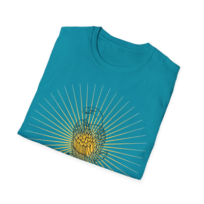 Rcnsons Unisex Softstyle Eagle Sun Wave T-Shirt