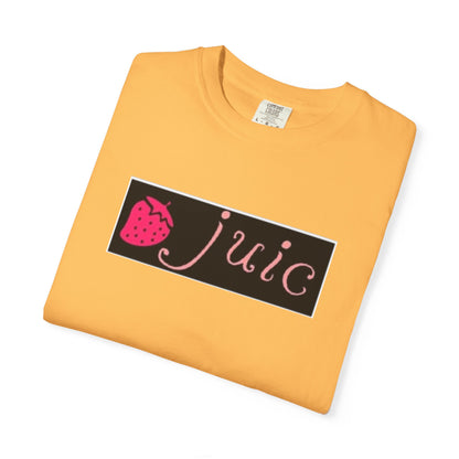 Strawberry JUIC Unisex T-Shirt, Cute Graphic Tee, Summer Apparel, Gift for Fruit Lovers, Trendy Fashion, Casual Wear