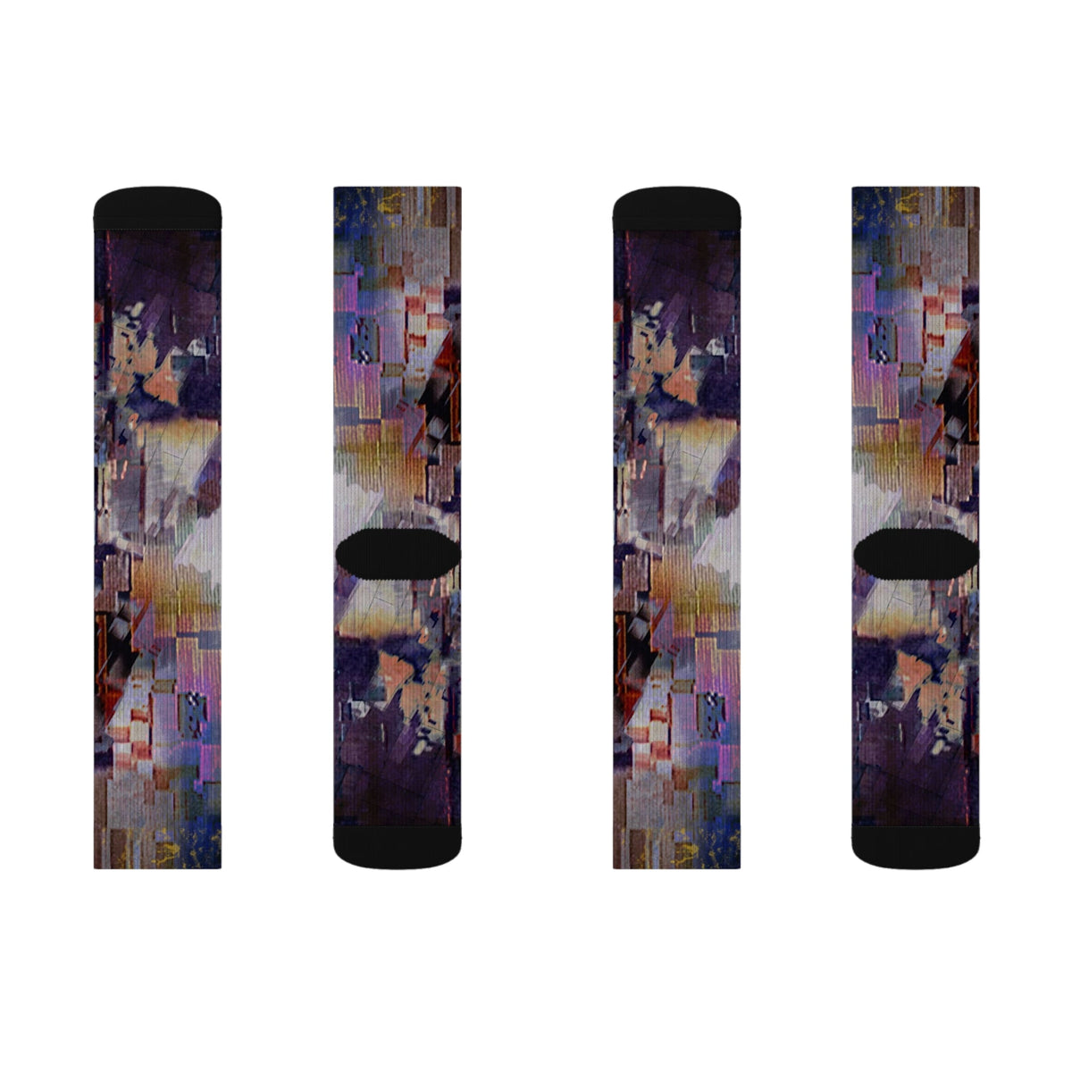 Sublimation Socks - Vibrant Sublimated Design Printify