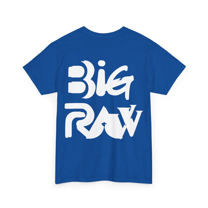 Big Raw Unisex Heavy Cotton Tee, Casual Streetwear Shirt, Gift for Him or Her, Everyday Fashion, Graphic Tee, Trendy Apparel Printify
