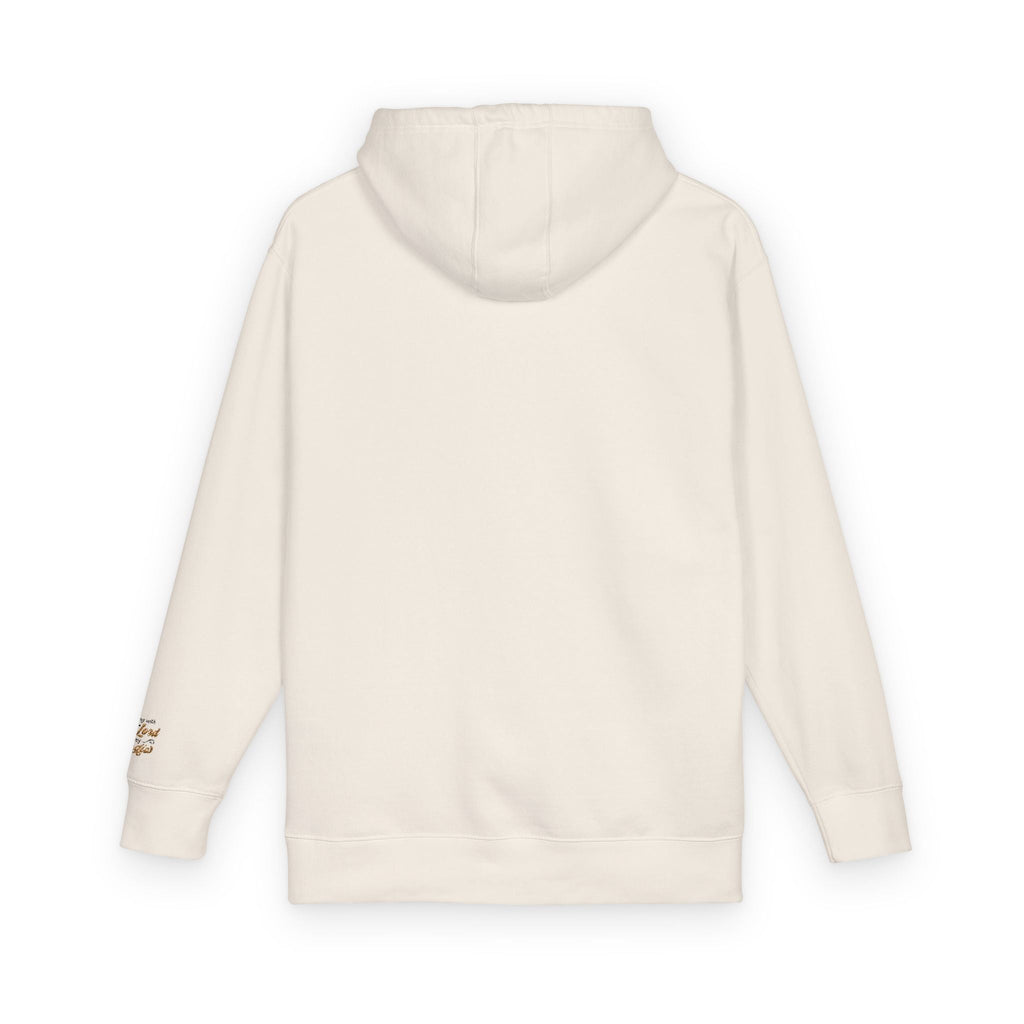 Religious Fleece Hoodie - Walking with the Lord Printify