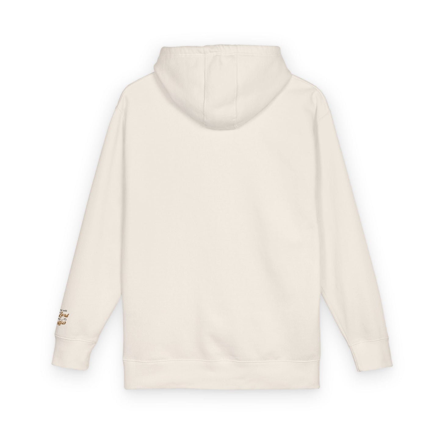 Religious Fleece Hoodie - Walking with the Lord Printify