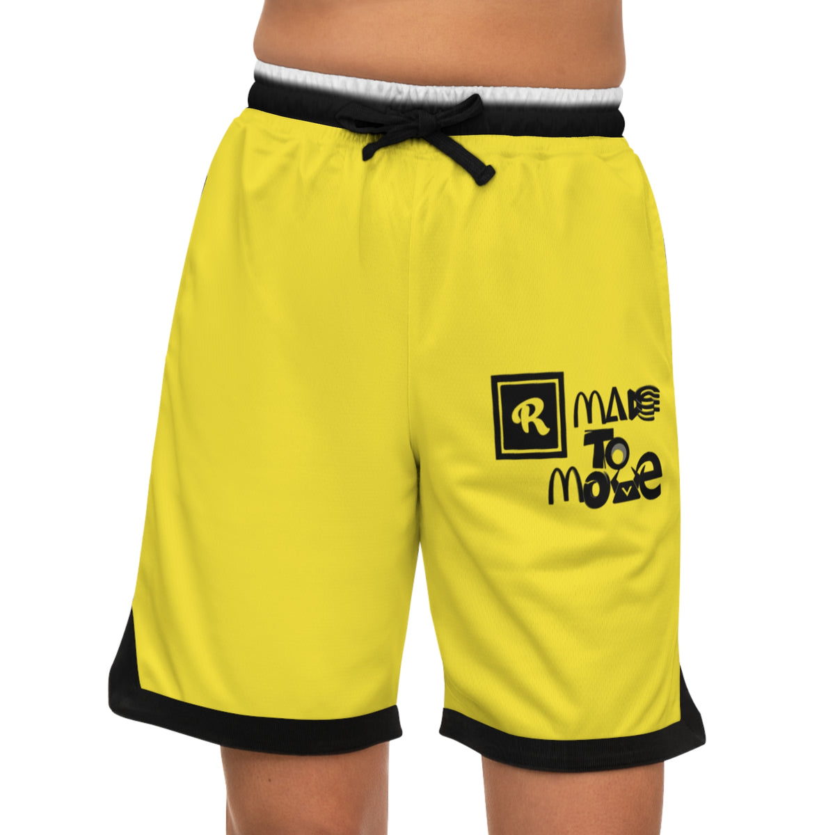 Vibrant Basketball Rib Shorts - Made to Move, Sports Shorts, Athleisure Wear, Workout Attire, Summer Fashion, Gift for Athletes