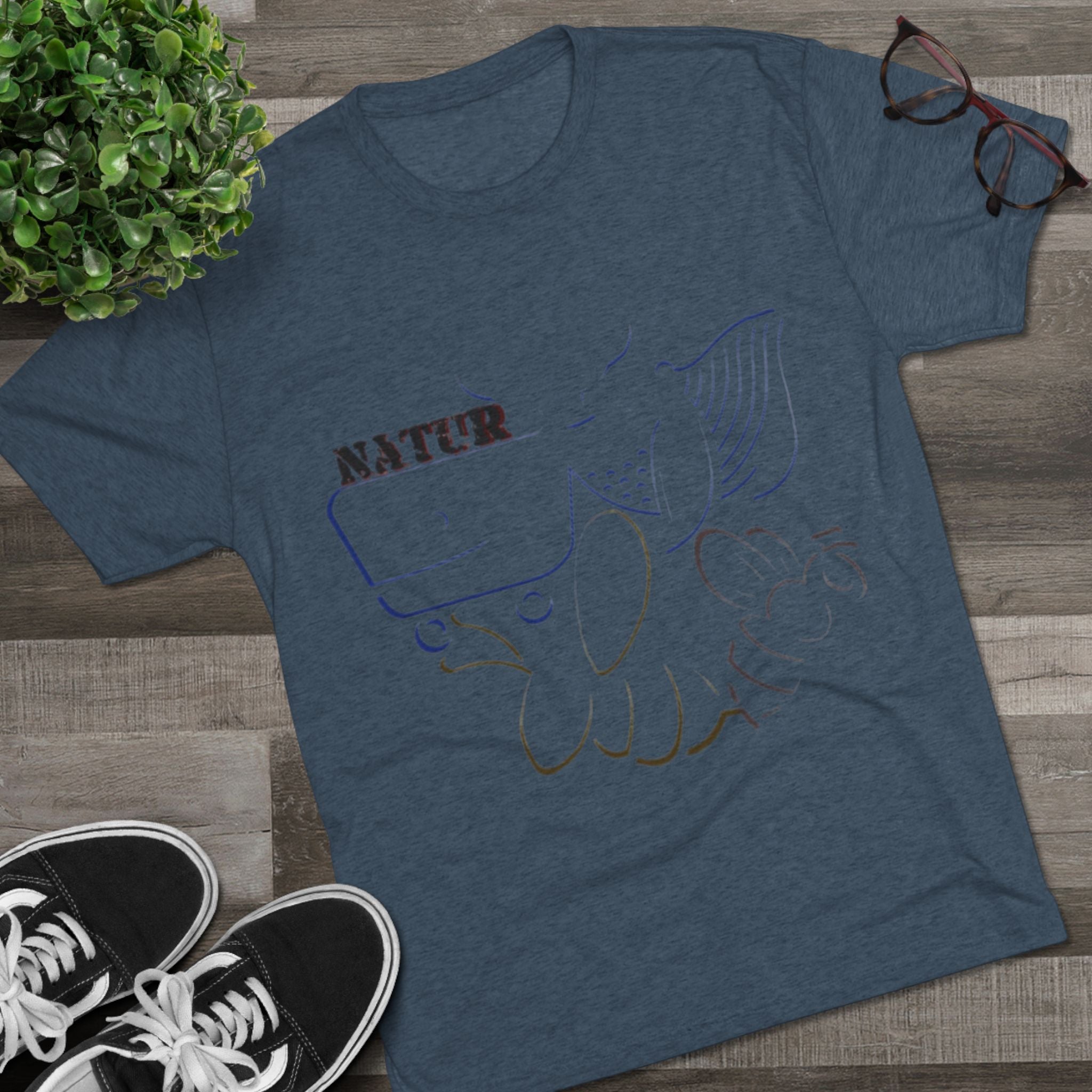 Nature Inspired Tee - Unisex Tri-Blend Crew Tee