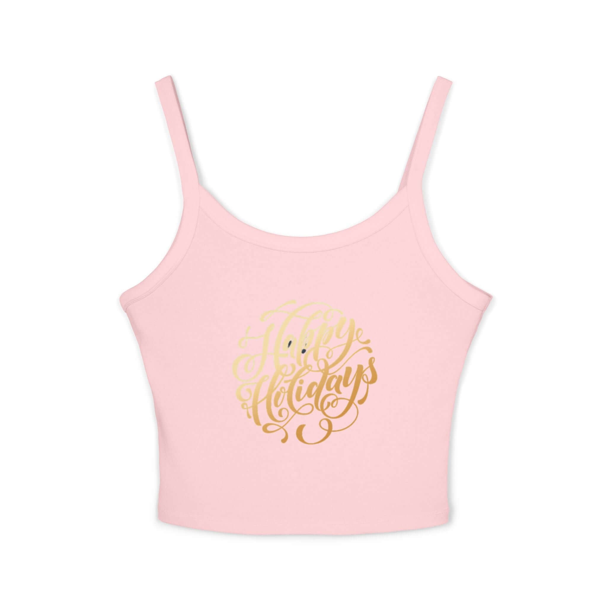 Tank Top - Happy Holiday Print
