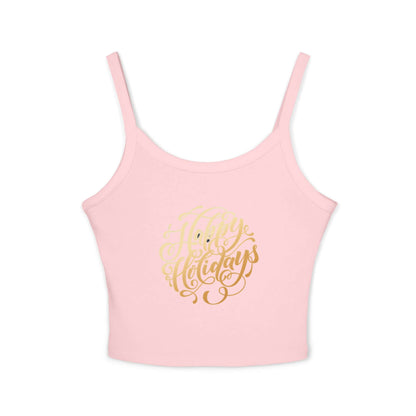 Tank Top - Happy Holiday Print