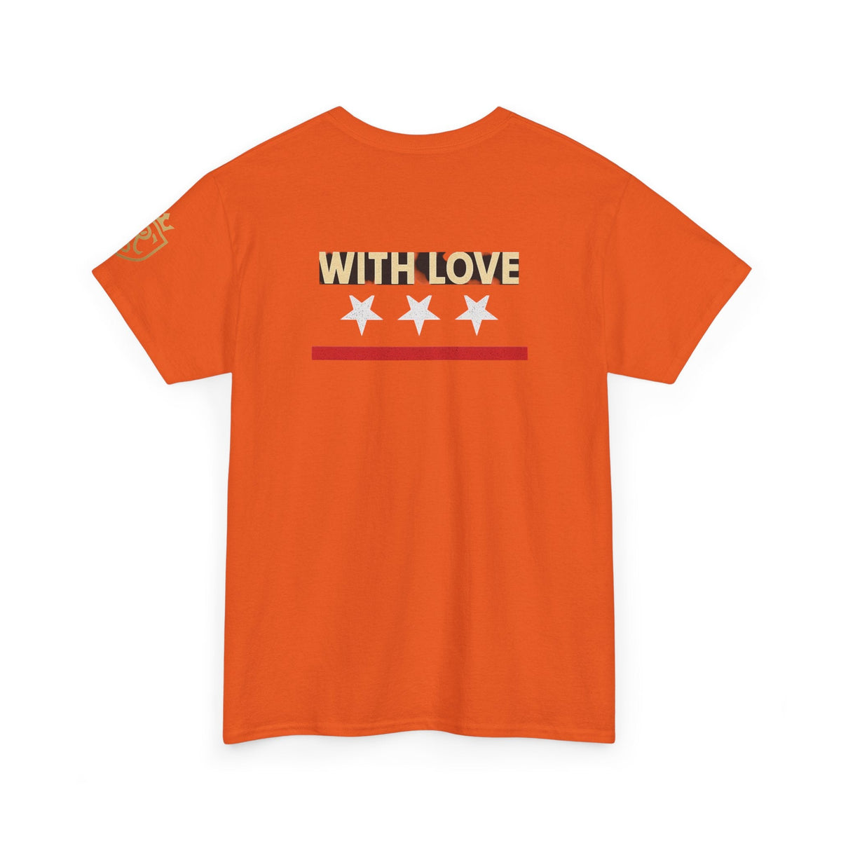 Stylish Unisex Heavy Cotton Tee - 'With Love' Statement Shirt, Casual Wear, Gift for Her, Gift for Him, Everyday Comfort Printify
