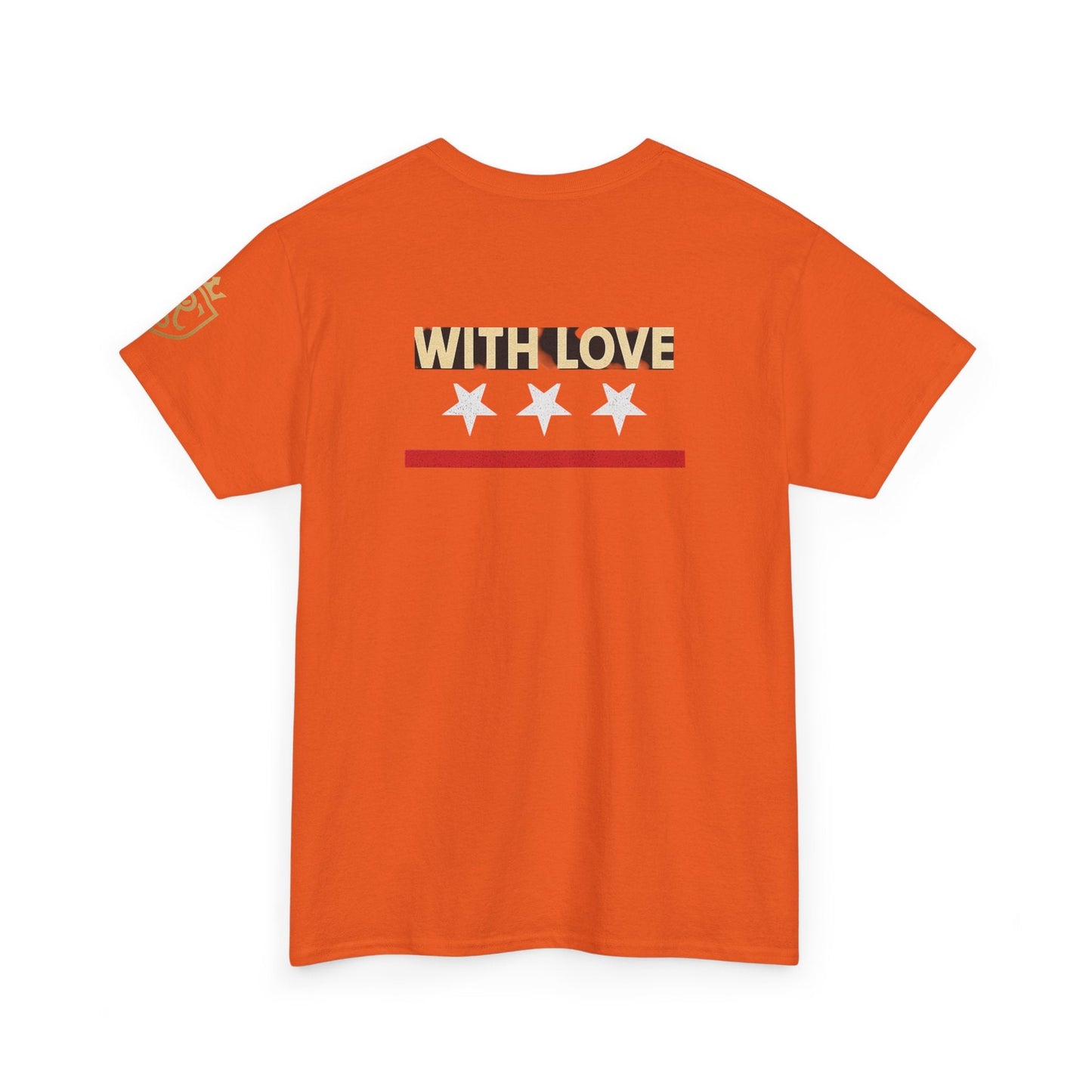 Stylish Unisex Heavy Cotton Tee - 'With Love' Statement Shirt, Casual Wear, Gift for Her, Gift for Him, Everyday Comfort Printify