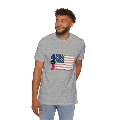 USA Flag Short-Sleeve T-Shirt, Patriotic Tee for Independence Day, Casual Wear, Gift for Veterans, Summer Style