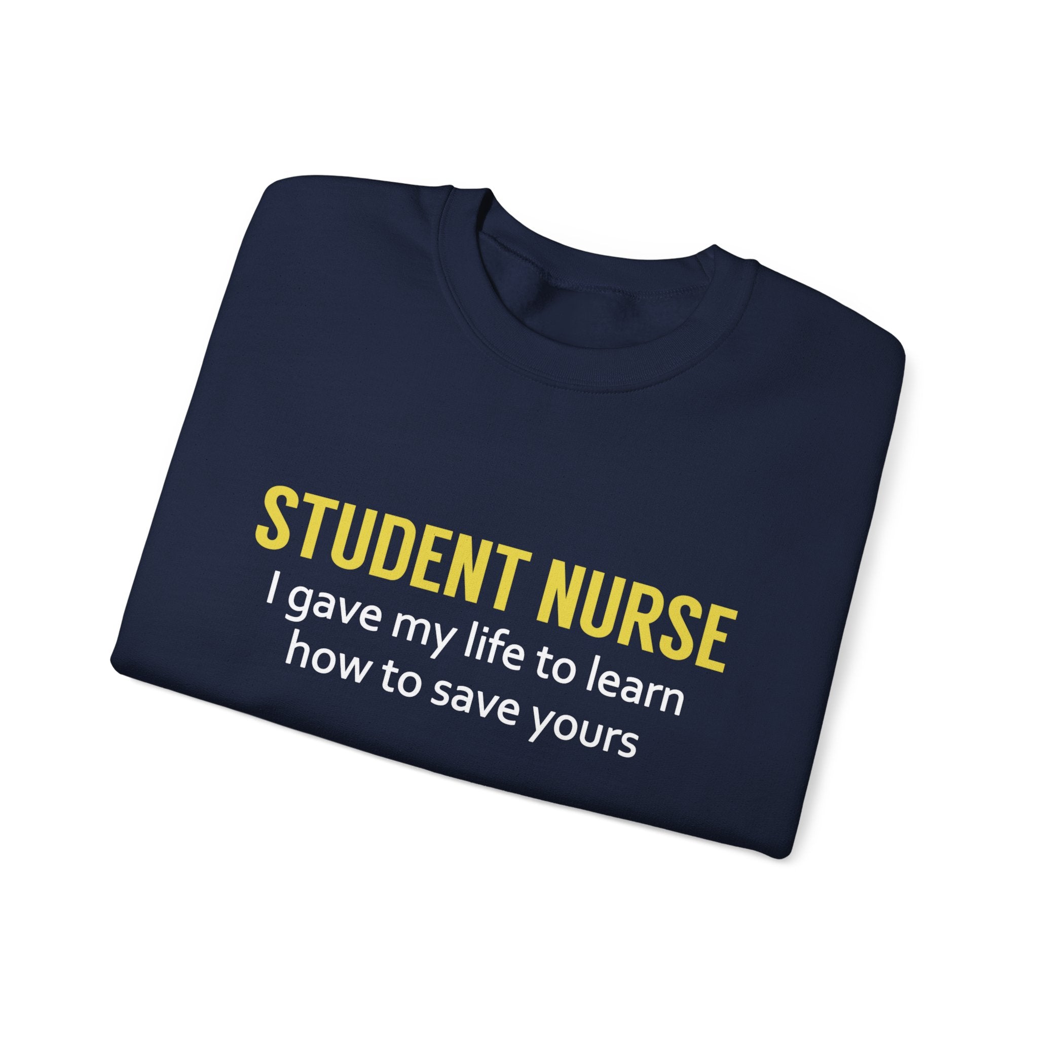 Sweat-shirt unisexe étudiant infirmière 