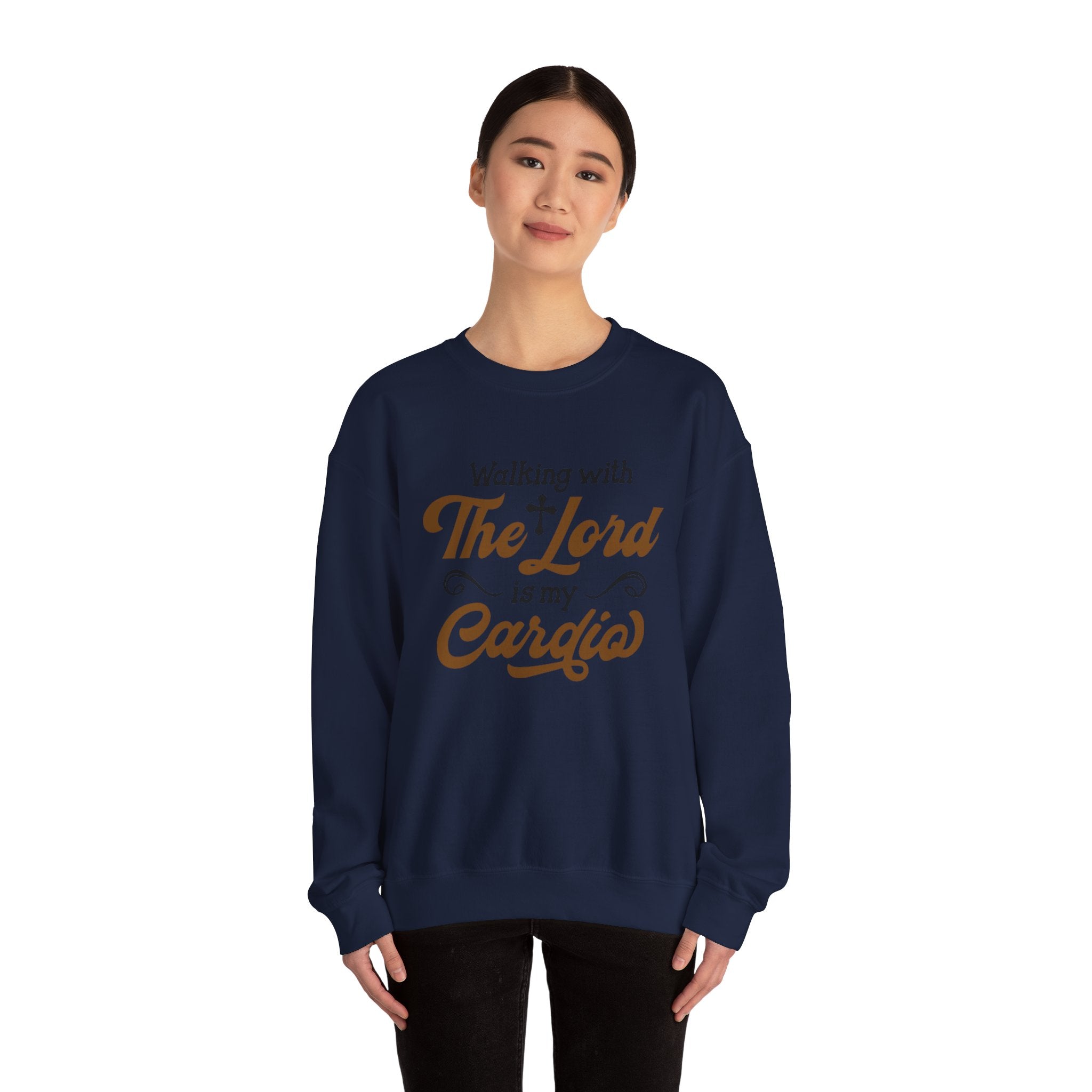 Marcher avec le Seigneur est un sweat-shirt unisexe cardial 