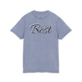 Acid Washed Graphic Tee - 'Best' Design for Casual Cool Style