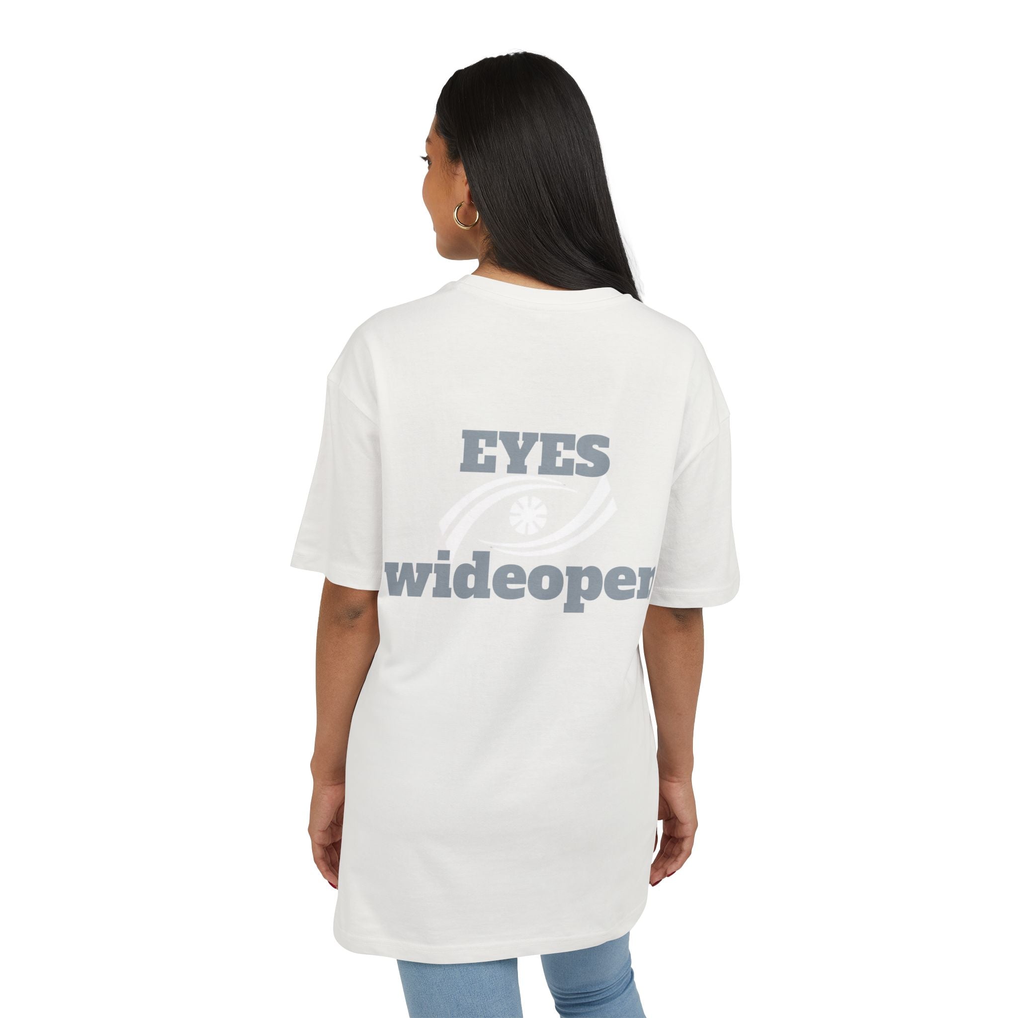Oversized Graphic Tee - 'EYES wideopen' Statement Shirt, Casual Wear, Street Style, Gift for Trendsetters, Everyday Comfort Printify