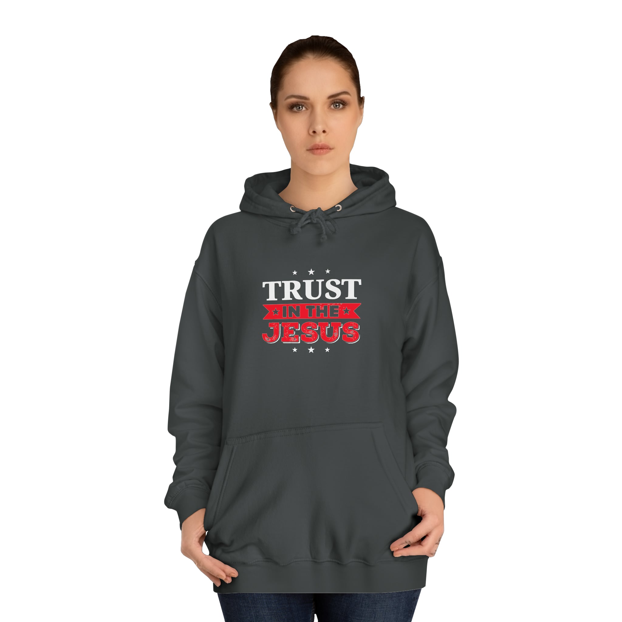 Faites confiance au sweat à capuche unisexe Jésus 