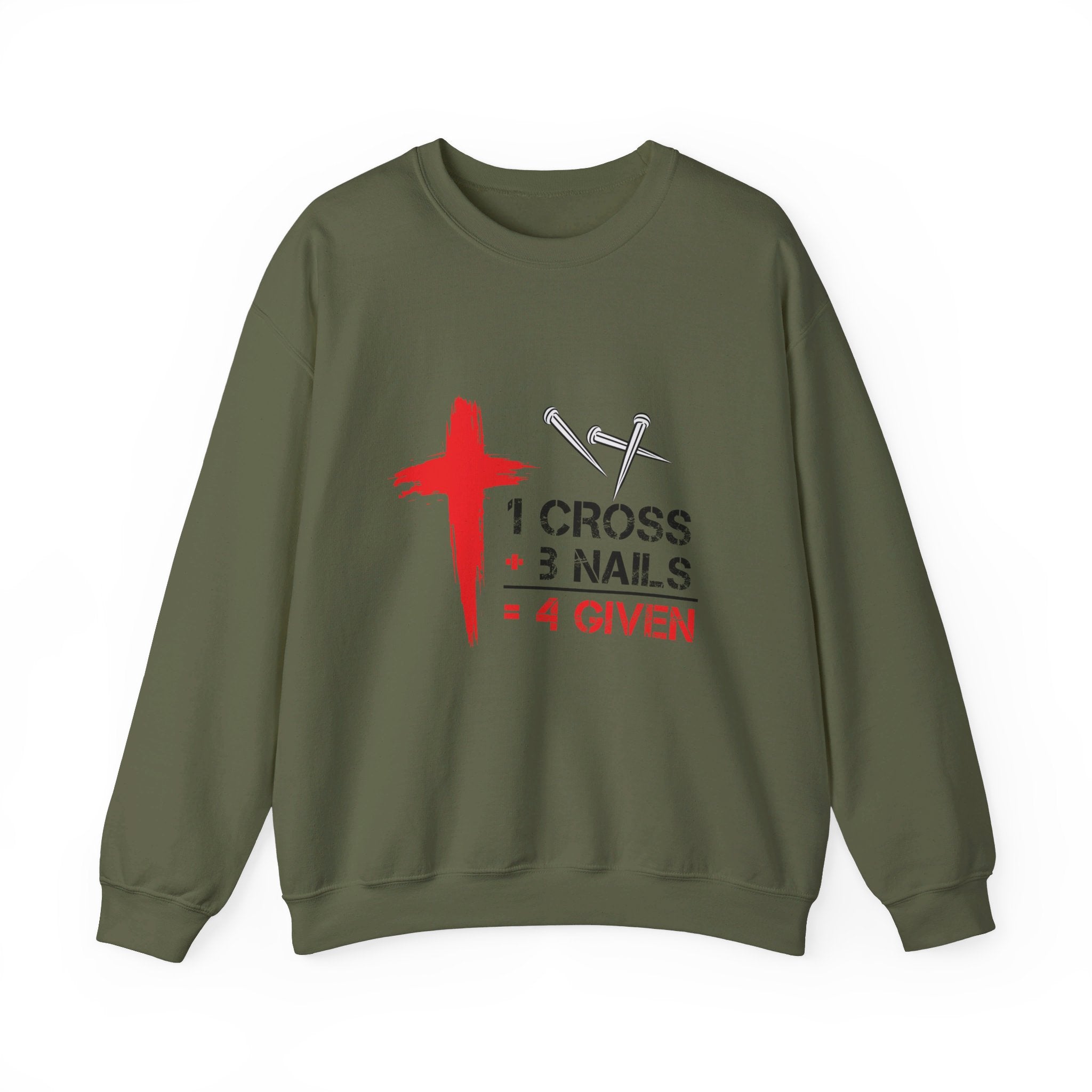 1 Croix 3 Ongles 4 Étant donné Sweat-shirt unisexe 