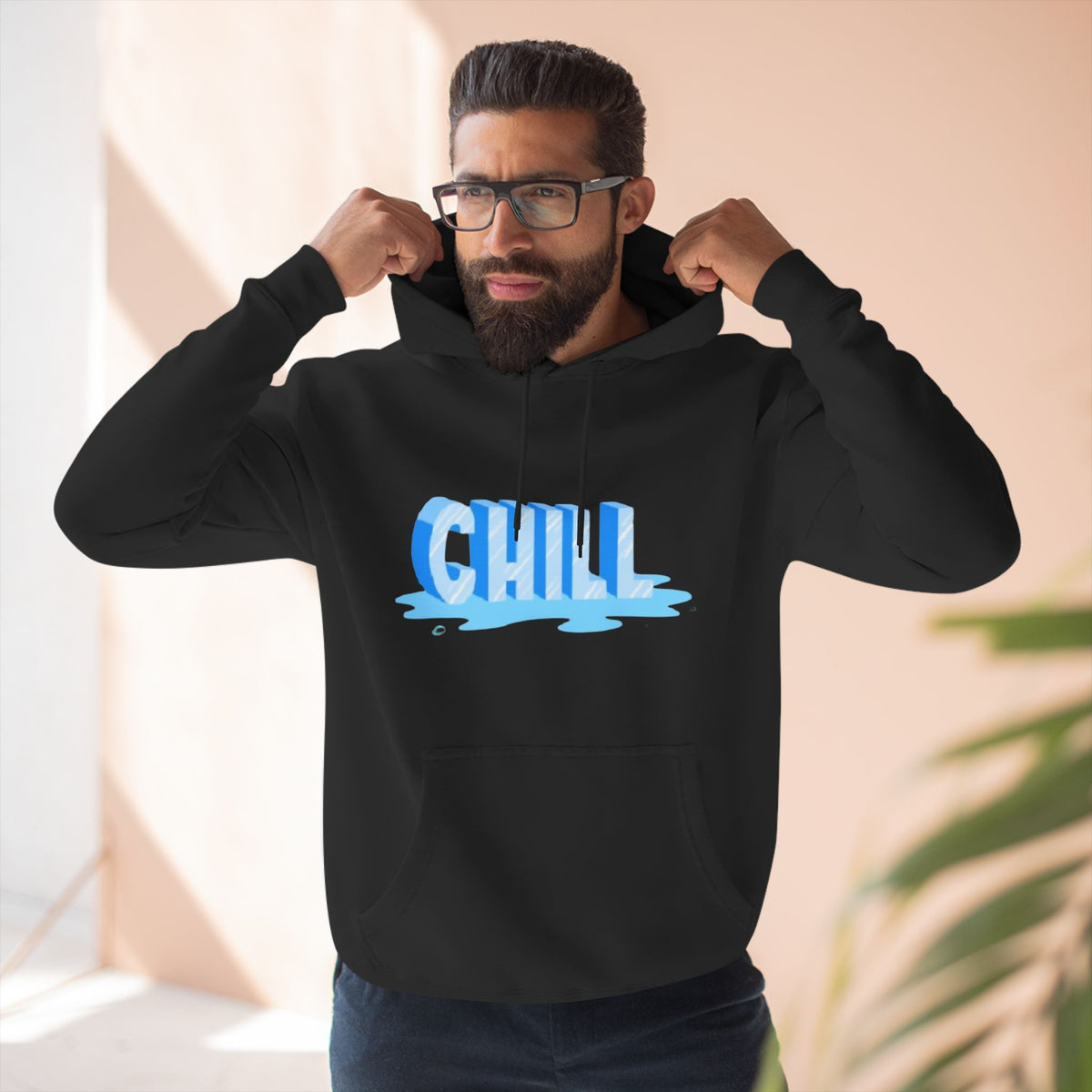Unis x Three-Panel Fleece Chill Hoodie