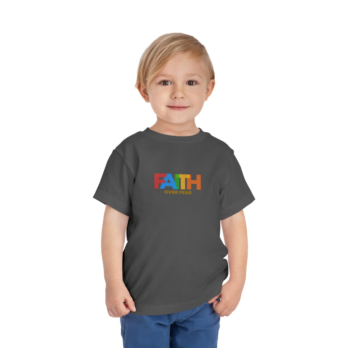 Faith Over Fear Toddler Tee